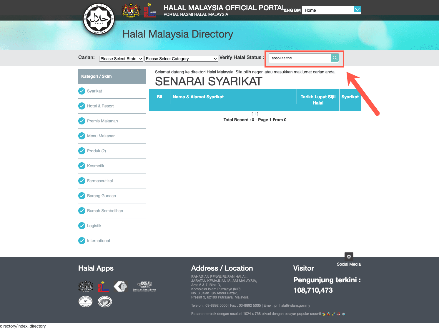 Absolute Thai Halal atau Tidak?