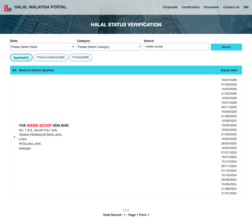 Inside Scoop Halal atau Tidak