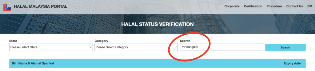 Mr Dakgalbi Halal atau Tidak