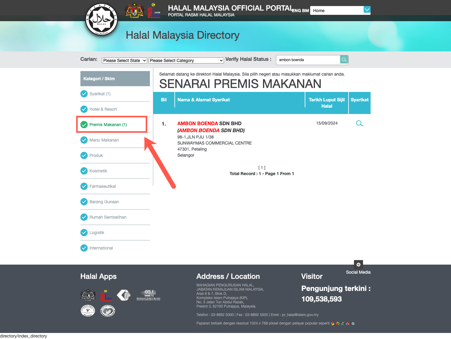 Is Ambon Boenda Halal?