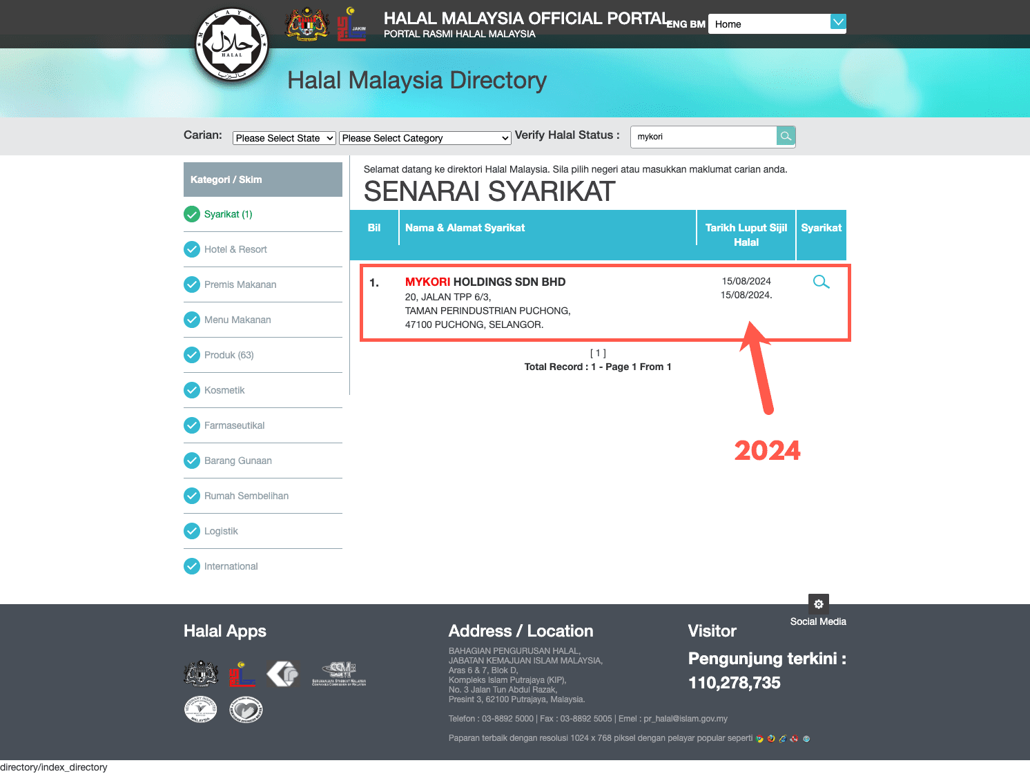 Is Mykori Halal?